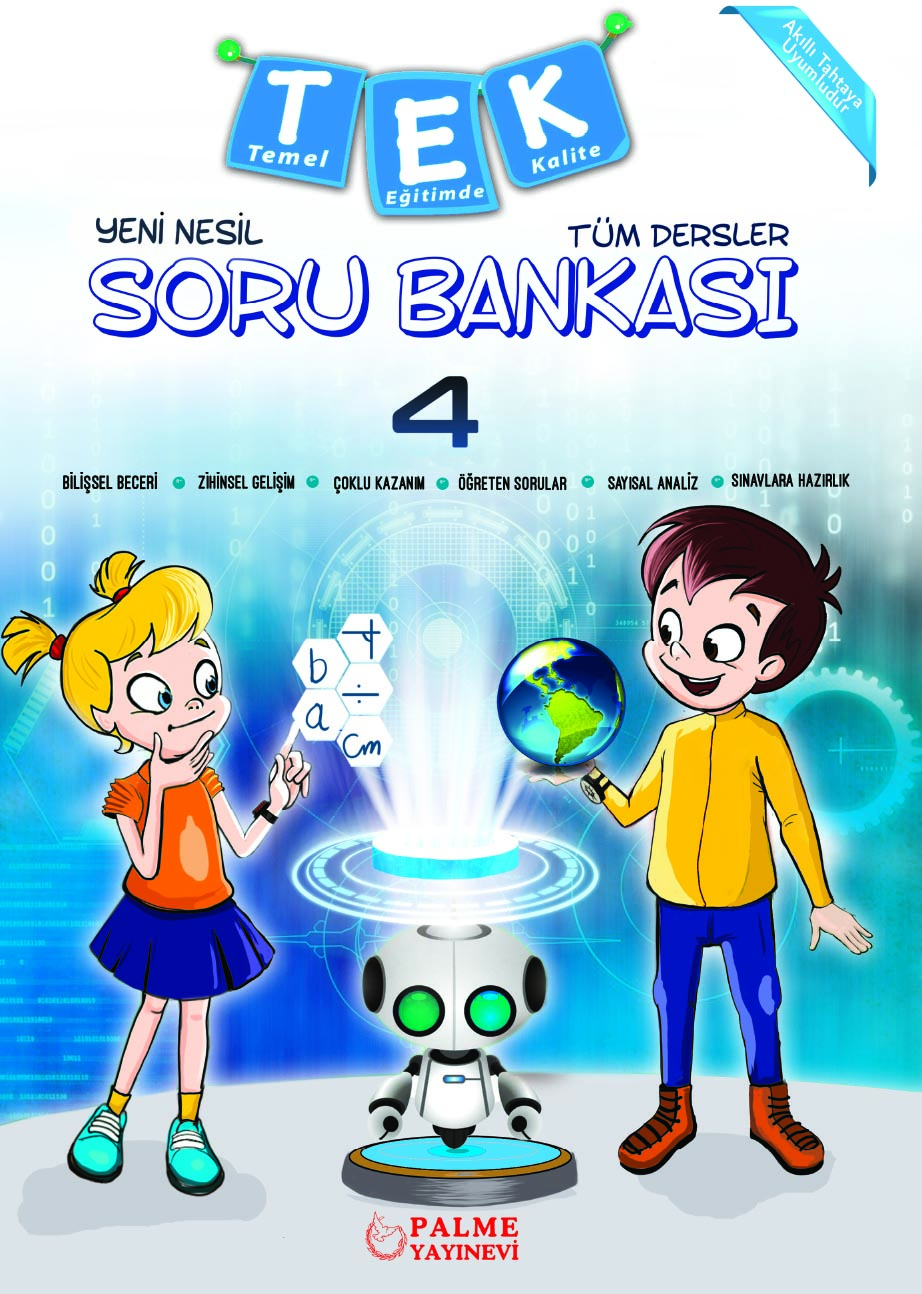 4. Sınıf TEK Tüm Dersler Yeni Nesil Soru Bankası kapak görseli